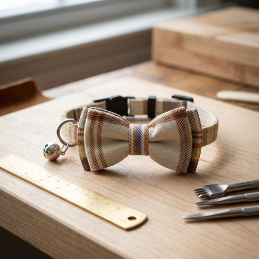 Toasted Almond Cat Collar