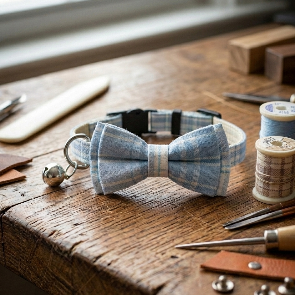 Sky Blue Cat Collar