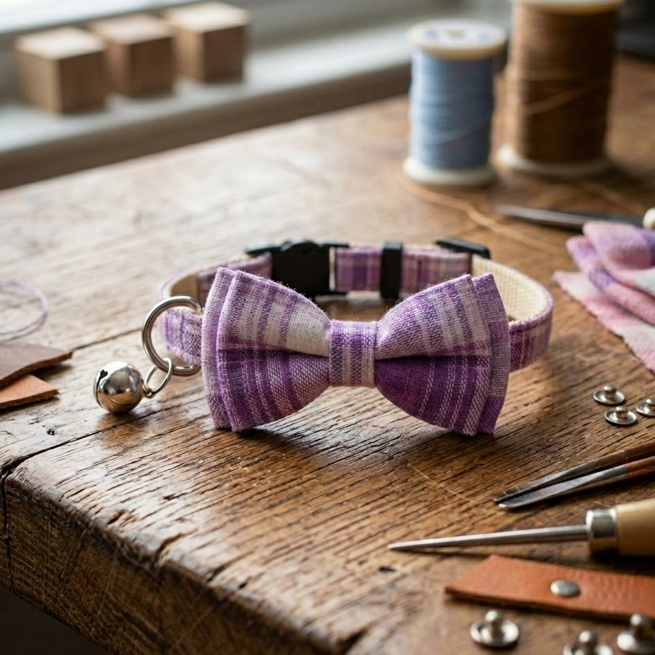 Lavender Lilac Cat Collar